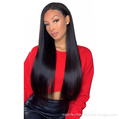 New Arrival HD Lace Front Wigs For Black Women  100% Brazilian Virgin Human Hair Transparent Lace Wig